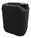 Style # 2 Black- 5 LT (1.32 Gal) Jerrican Din51, GE Style | Tamper Evident Screw Cap | UN Rated 3H1/X1.3/250 (X-RATED) | Perfect Container to Ship Chemicals & Liquids | HDPE Containers | Pack of 10