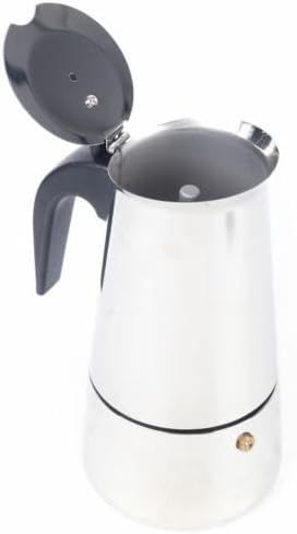 Miniatura 4 de AOOCHU Cafetera de acero inoxidable con estufa eléctrica, percolador Expresso, fácil de limpiar, cocina italiana de inducción, cafetería portátil de