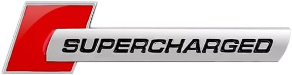 1-Piece Super 3D Alloy Adhesive Sticker Decal Emblem Badge (2.5cm x 11cm x 0.4cm)