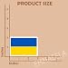 (3PCS) Ukraine Flag stickers, Countries Flag Stickers - Waterproof Vinyl Decals For Laptops, Tumblers, Water Bottles, Books, Scrapbooks, Size 3 x 2 Inch