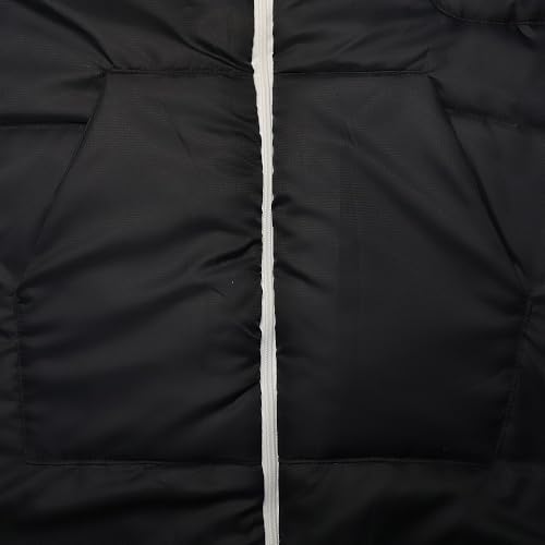 Thermotuff Wearable Sleeping Bag con Doble Capucha, Agujeros con Cremallera para Brazos, Bolsillos y Cordón Ajustable - Ideal para Camping, Caminatas en Clima Frío y Manta para Estadio miniatura 3