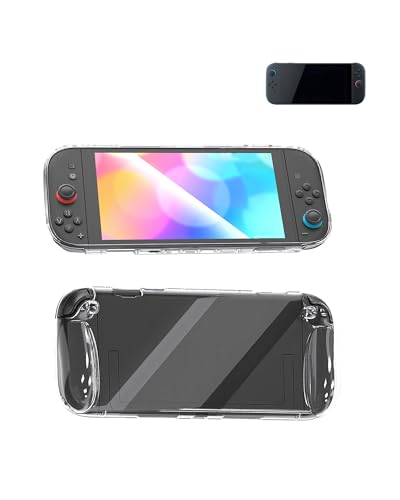 Generisch Funda para Nintendo Switch 2 con Orificios precisos y Materiales ecológicos de, Resistente a los arañazos, a Prueba de Golpes, Lavable y Agradable al Tacto. Transparente