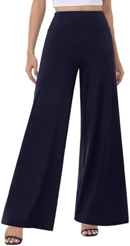 ZOOSIXX Soft Black Pajama Pants for Women, Plaid Comfy Casual Lounge Yoga Pants