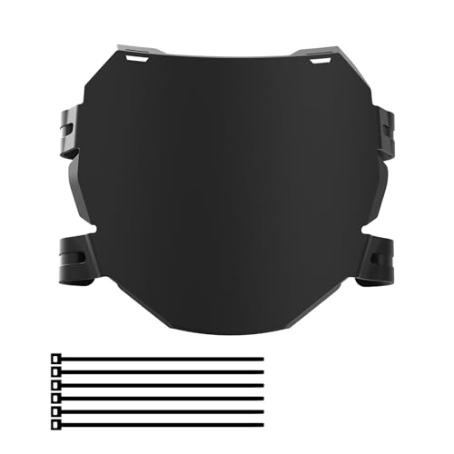 MANNYHLER Mountain Bike Number Plate Downhill & E-Bike Front Number Board Lightweight & Durable Racing Plate for Electric Bikes Fits Most Handlebars Easy Zip-Tie Installation