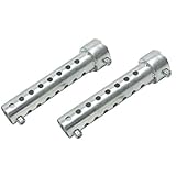 〔m-stone〕インナーサイレンサー バッフル インナーバッフル バイク マフラー 消音バッフル 2本セット ロング 35mm