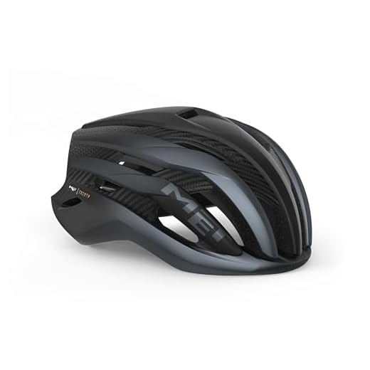 MET Casco Trenta 3K Carbon MIPS, Sport, Negro (Negro), S