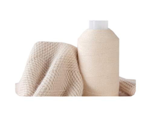 100% Cashmere Yarn, Mongolian Pure Cashmere Yarn 100 g - Luxuriously Soft Cashmere Yarn for Knitting Crocheting Craft Projects (Cream White)