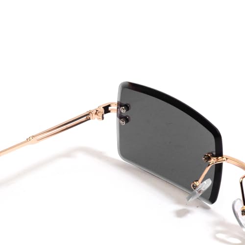 Image of SAM AND MARSHALL HARPER Eyeglass I Light Weight Frames I Rectangle Shape I Sheet Metal Frames I Prescription Friendly I Men & Women