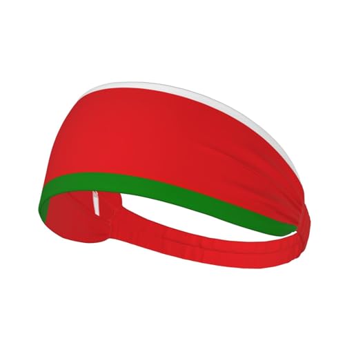 Diadema deportiva con bandera de Omán, para deportes al aire libre, yoga, ciclismo, viajes, diadema elástica que absorbe el sudor
