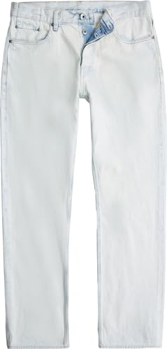 G-STAR Raw - Mens Dakota Regular Straight Jeans, Color Beached Faded Clifton Blue, Size: 34W x 30L4