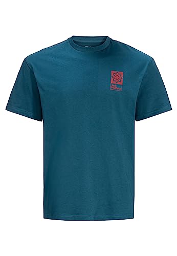 Jack Wolfskin Eschenheimer T T-Shirt Mixte Écoresponsable et Léger