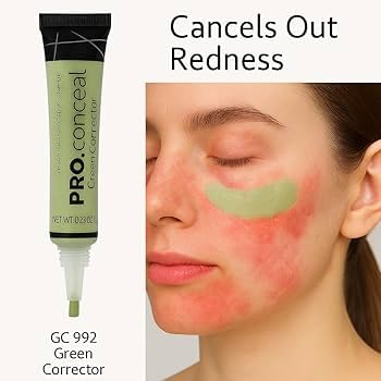 Image of Pro HD Conceal Liquid Concealer for Face Makeup, Full Coverage Beauty Colour Corrector, Ideal for Dark Circles, Women,8g (Orange & Green)