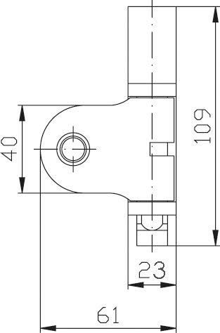 IKON verschließbare Fenstersicherung Jumbo 980/982 weiß verschiedenschliessend - 9M20 - für einflügelige Fenster