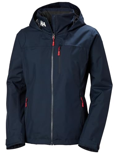Helly Hansen Damen W Crew Midl Jacke mit Kapuze 2.0, Marineblau, M