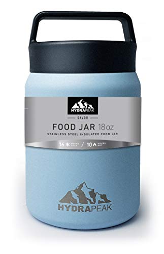 Hydrapeak 18oz Soup Thermos Food Jar | Stainless Steel Double-wall Vacuum Insulated |Travel