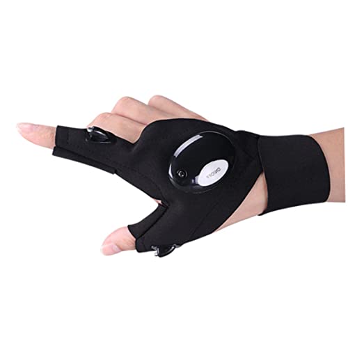 Gants De Pêche À Lampe De Poche Led Gants Led Gants De La Lampe De Poche Avec Sangle Magique Pour Pêcher Les Cadeaux De Pêche À La Main Droite Pour Les Hommes Cover