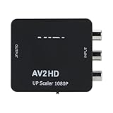 1080P AV to HDMI-Compatible HD to AV Composite Adaptier Converter AV2HD Audlo Video Cable CVBS AV Adaptier with USpB Cable
