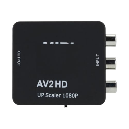 1080P AV to HDMI-Compatible HD to AV Composite Adaptier Converter AV2HD Audlo Video Cable CVBS AV Adaptier with USpB Cable