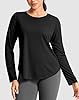 SANTINY Lightweight Long Sleeve Workout Tops for Women Breathable Active Tennis Sports Top Gym Yoga Athletic Running Shirts #1