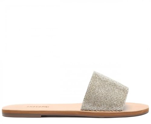 Sandália Rasteira Anacapri Camur Sued Soft, Feminino, Bone,