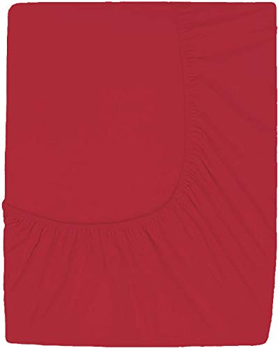 Image of Sweet Dream's 750 Collection Egyptian Cotton Fitted Bedsheet 4 to 12 Inch Matress 15 inch Drop California King Size Bed (72x84) Inches (6 by 7) Feet + 2 Pillow Covers (18x28), Burgundy