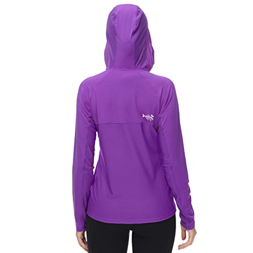 BASSDASH Women’s UPF 50+ Performance Hoodie Long Sleeve UV Fishing Hiking Shirt2