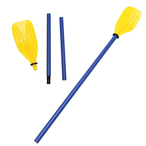 BESPORTBLE 2pair French Style Plastic Paddles Lightweight Detachable for Kayak Canoe Boat Ergonomic Design Material for Family