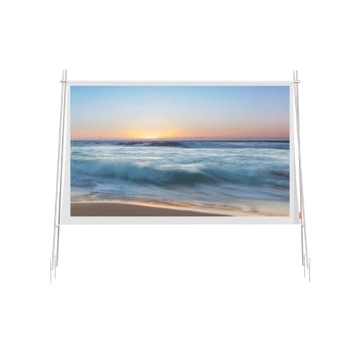 Image of XGIMI Original Accessory - 70 inch Foldable Outdoor Projector Screen, 60-Second Setup, Waterproof Aluminum Frame, Wrinkle-Free Fabric, for Camping, Backyard & Travel, Compatible with MoGo & Horizon Series