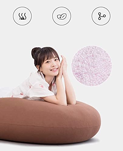 dtkmkj Großer Sitzsack Lazy Sofa Tatami Stuhl Schlafzimmer Balkon Wohnzimmer Waschbar Lunch Chair 135×75cm, Baumwolle… – Bild 5