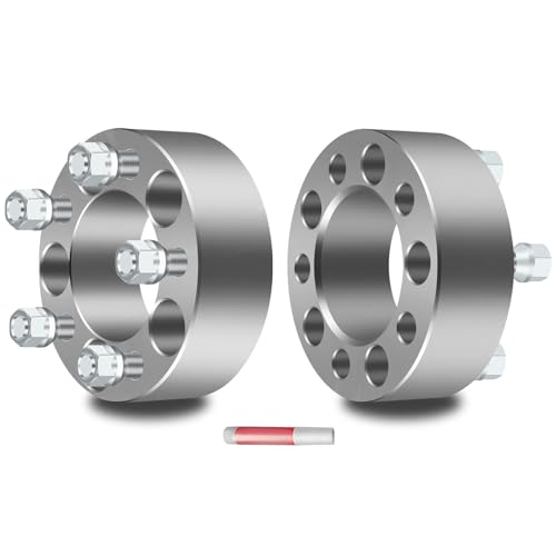 ECCPP 2PCS 2 inch 5 lug Wheel Spacers 5x4.5 5 Lug 5x114.3mm fits for Ford Taurus 2010-2014| for Ford Ranger 1983-2011| for Ford Edge 2007-2013 | for Jeep Wrangler 1987-2006