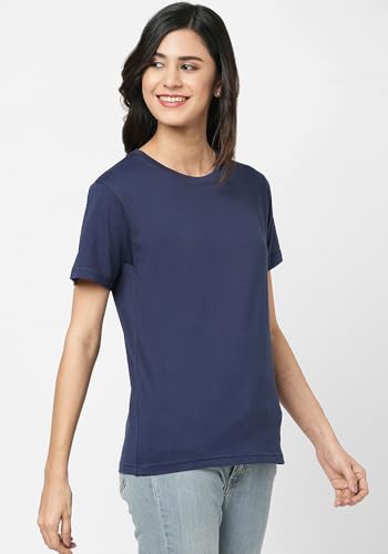 Image of Wear Your Opinion Women's S to 5XL Plain Solid 100% Cotton Unisex Boyfriend Fit T-Shirt (Design: Solid)