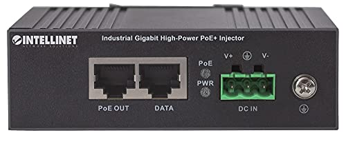 Inyector Industrial Gigabit Ultra PoE Intellinet Network Solutions, 1 puerto de 60 W, IEEE 802.3bt/at/af Power Over Ethernet (Ultra POE/PoE+/PoE), carcasa metálica miniatura 2