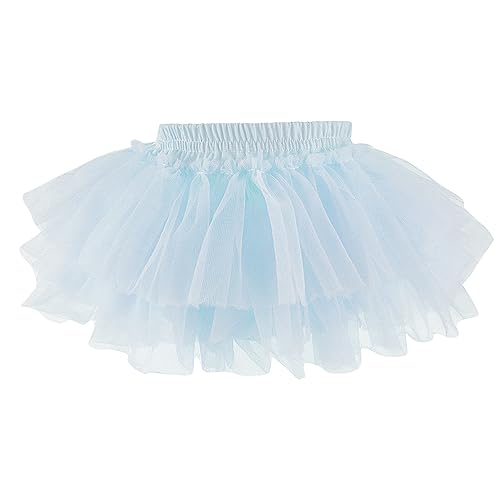Baby Girls Soft Fluffy Tutu Skirt with Diaper Cover