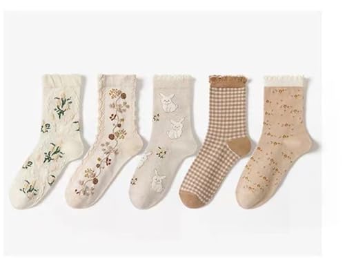 Image of YYaaloa Women Above Ankle Crew Socks Soft Cotton Casual Calf Workout Socks