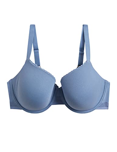 Image of Marks & Spencer Body Womens Cotton Blend Padded Wired T-Shirt Bra