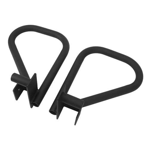 Leapiture Fitness Dip Bar Attachments Push Up Handles Muti Grip Handles Squat Rack Dip Bar Attachment Adjustable for Strength Training