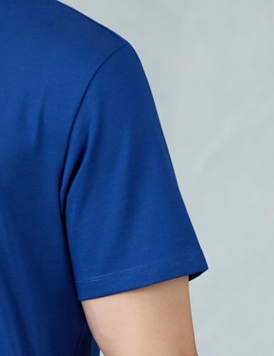 Image of Amazon Brand - Symbol Men Regular Fit Ringer T-Shirt | Half Sleeves | Graphic Printed | Available in Plus Size