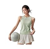 MCGDOO Daily Lightweight Yoga Vest(Green,XL)