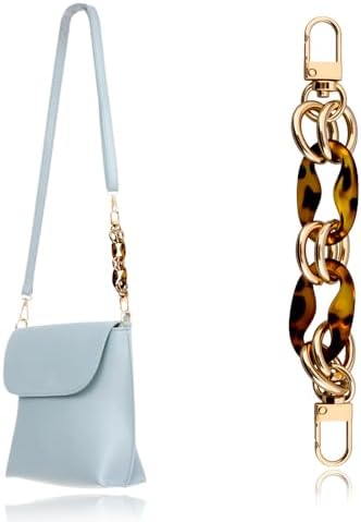 Acetate Purse Strap for Women Girls Gold Imitation Acrylic Replacement Wrist Strap image 5