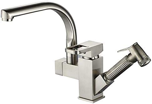 Robinet de cuisine chaud et froid avec pistolet de pulvérisation