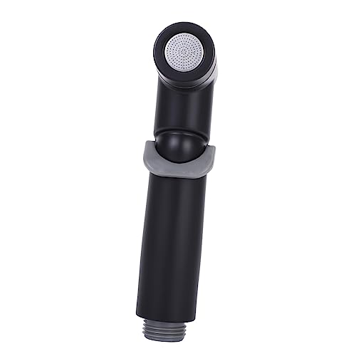 Housoutil 1 Pc Bidé cuidado personal portable bidet limpieza accesorios bañó acessórios casa de banho lavadora de glúteos en aerosol accesorios de baño rociador de inodoro AbS Black
