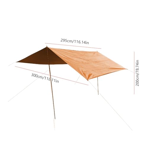 Baldaquin de plage anti-UV et parasol coupe-vent portable pour le soleil - 6