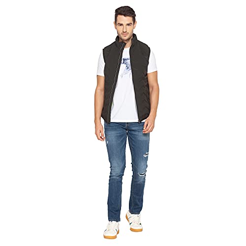 Image of Spykar Men Jackets, Polyester, Standard Length