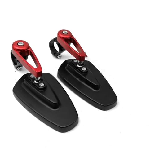 Rétroviseurs moto guidon 22mm universels en aluminium réglables à 360 degrés