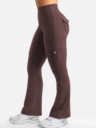 Image of YEOREO CoreFlex Women Workout Flare Leggings
