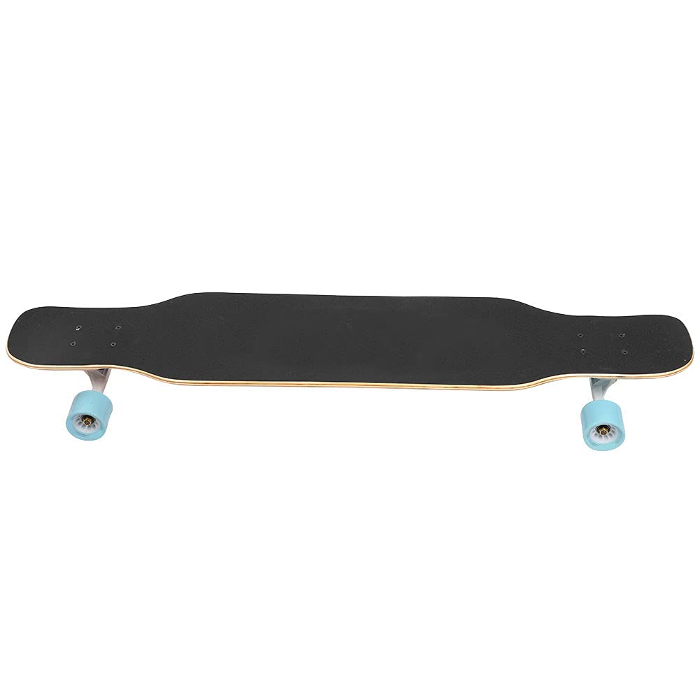 pour Adolescent, Longboard Professionnel en Bois D'érable Dur à Sept Couches, Charge Forte avec élasticité Douce pour Une Glisse Plus Stable