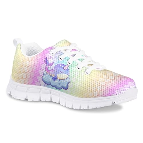 Girls Running Sports Shoes Breathable School Athletic Shoes for Little Girl2