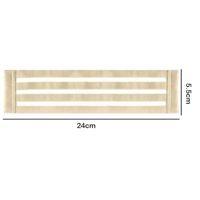 LUVINA Adjustable Transparent Bra Extenders for Women, 3-Hook Elastic Invisible Back Extension Strap, Soft Anti-Slip Stretchable Bra Band, 24-31cm (Skin) - Image 6 thumbnail