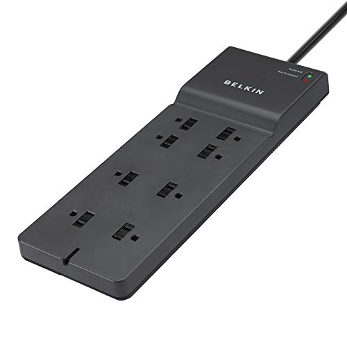 Belkin BE108000-08-CM 8-Outlet Surge Protector W/ 8 Ac Outlets & 8Ft Long Flat Plug thumb #2