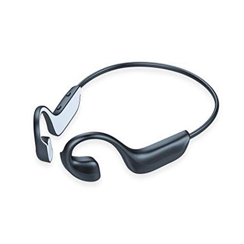 Kking Auriculares de conducción ósea, Auriculares de Oreja Abierta Auriculares inalámbricos Bluetooth con micrófono para Deportes, conducción, Oficina